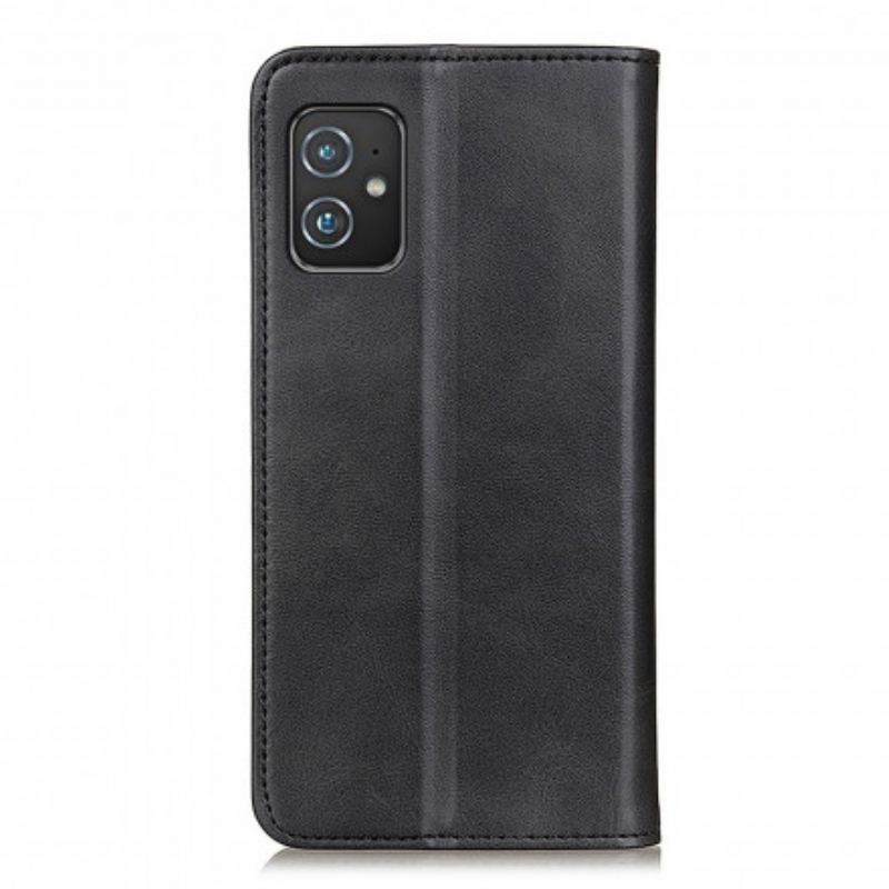 Flip Cover Azus Zenfone 8 Cuir Fendu Classique