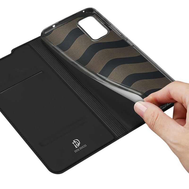 Flip Cover Azus Zenfone 8 Skin Pro DUX DUCIS