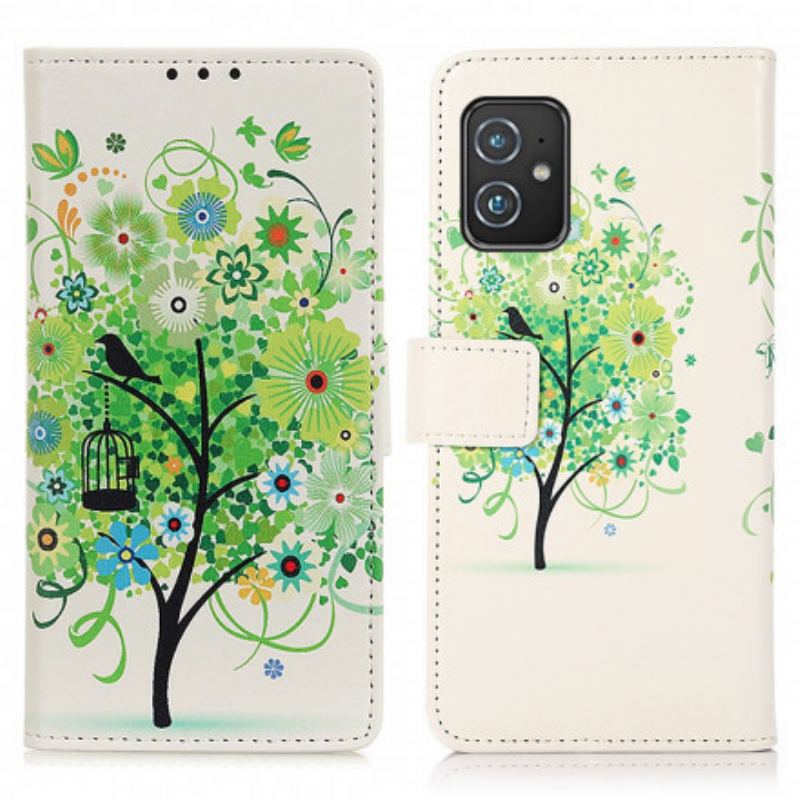 Housse Azus Zenfone 8 Arbre Fleuri