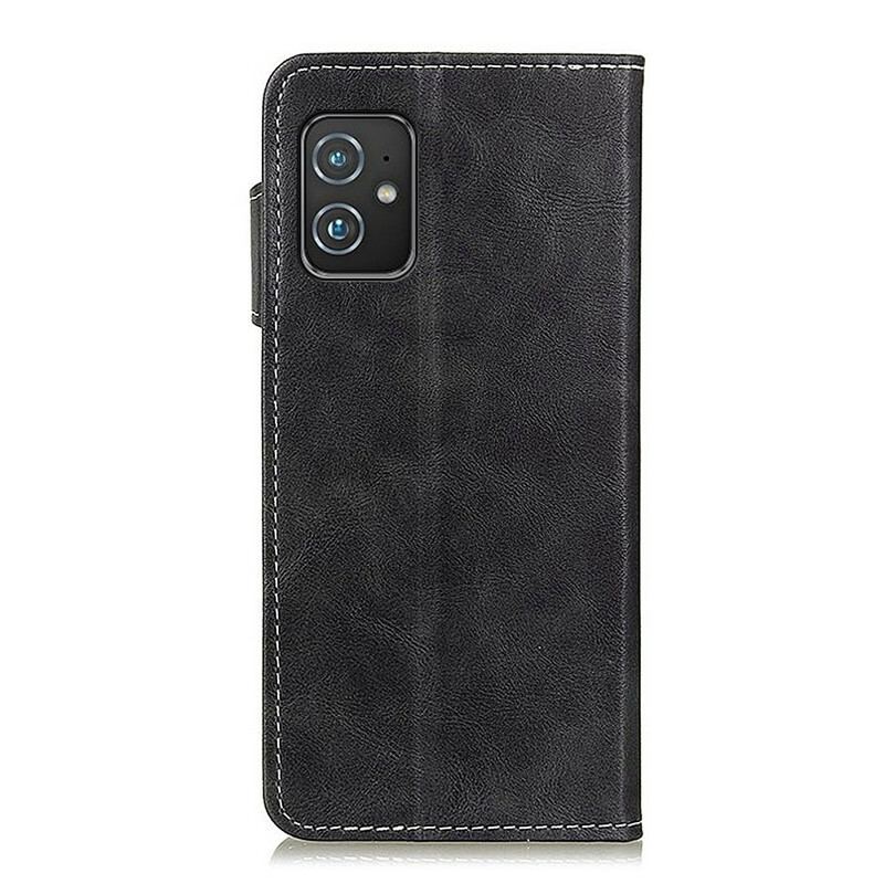 Housse Azus Zenfone 8 Artistique Couture Bouton