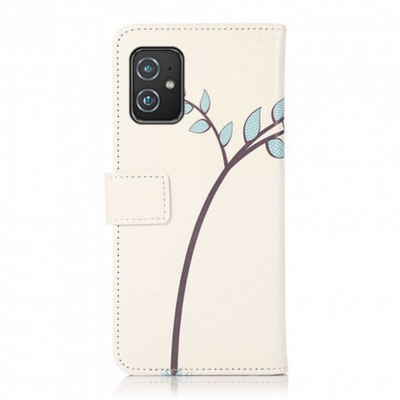 Housse Azus Zenfone 8 Couple De Hiboux Sur l'Arbre