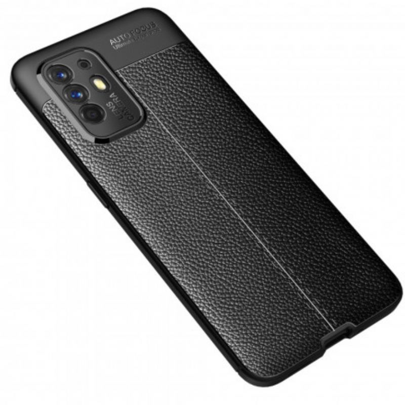 Coque Oppo A94 5G Effet Cuir LItchi