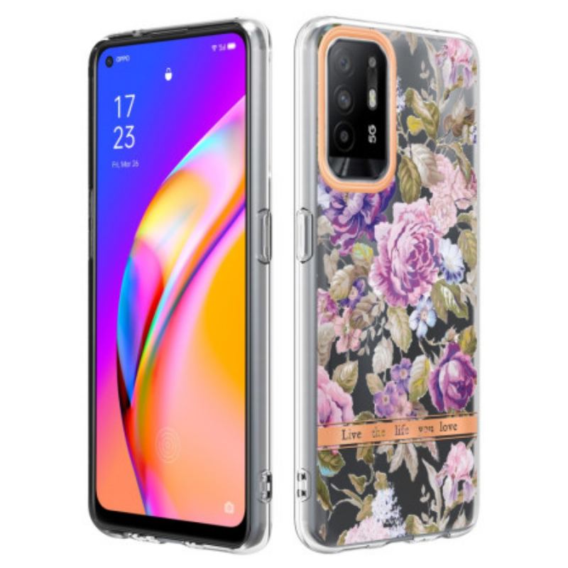 Coque Oppo A94 5G Fleurs Begonia