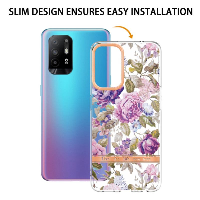 Coque Oppo A94 5G Fleurs Begonia