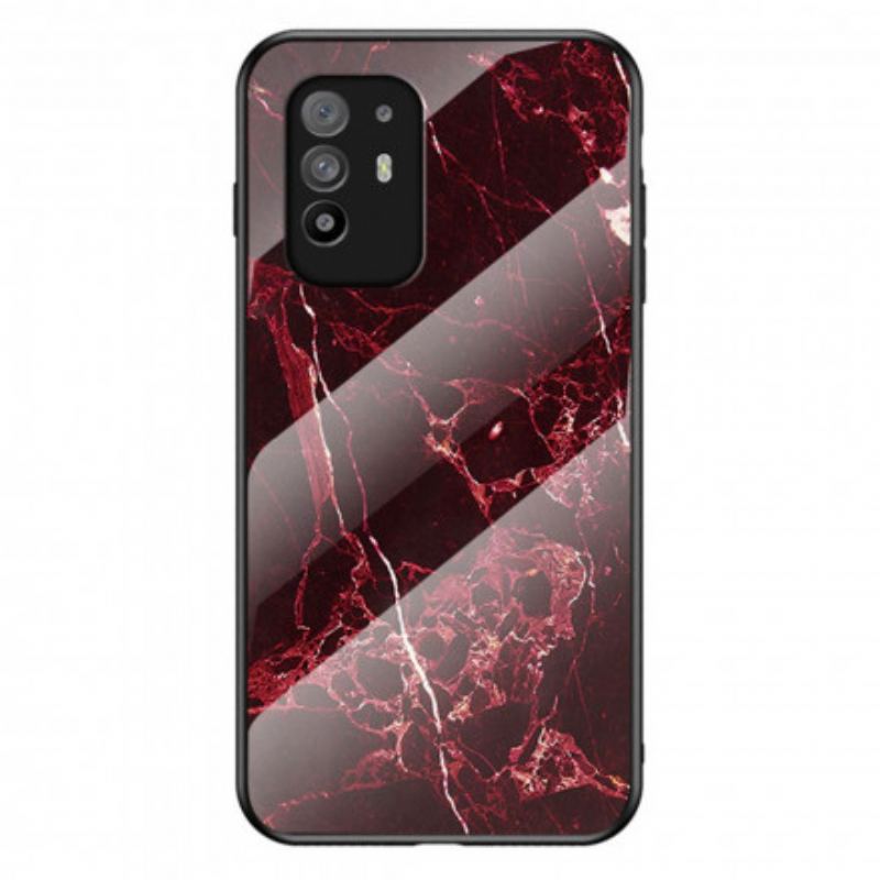 Coque Oppo A94 5G Verre Trempé Marble Colors