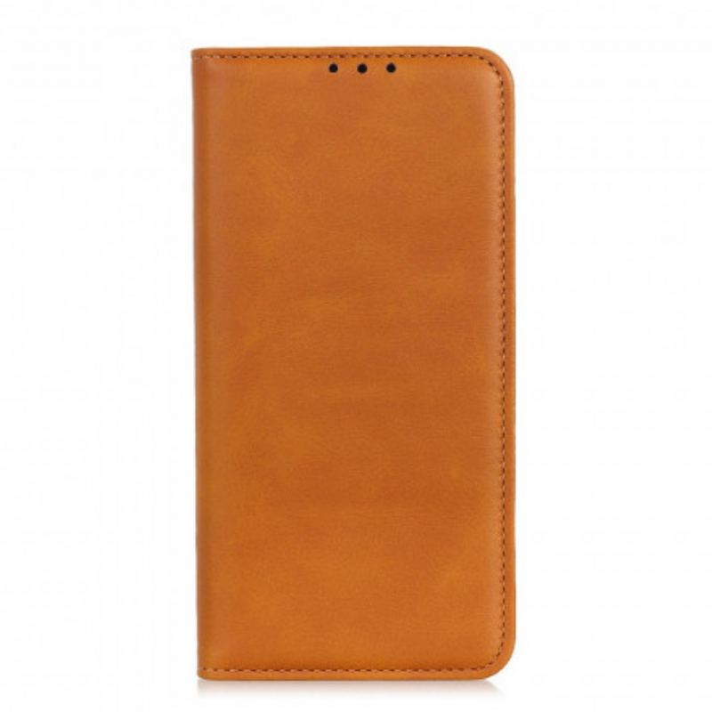 Flip Cover Oppo A94 5G Cuir Fendu Élégance