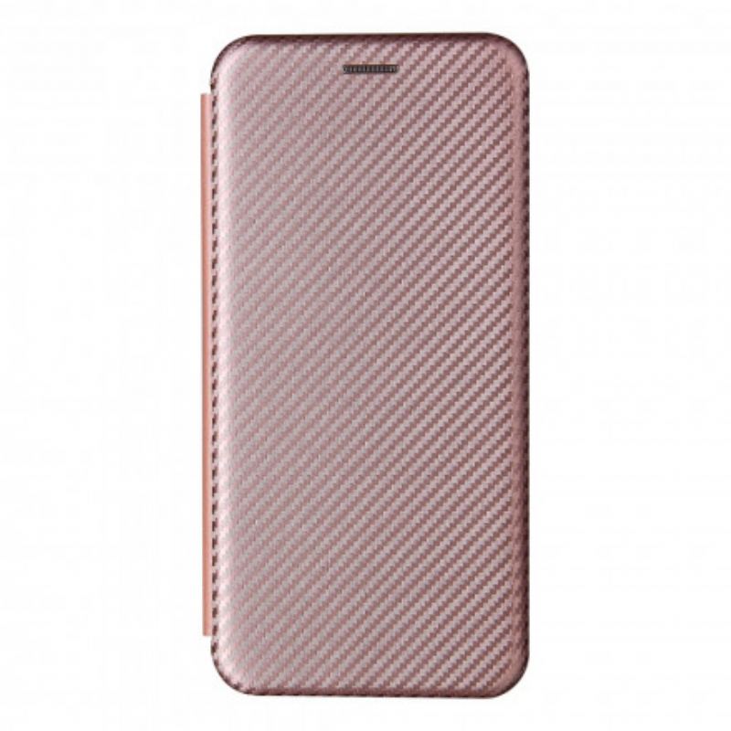 Flip Cover Oppo A94 5G Silicone Carbone Coloré