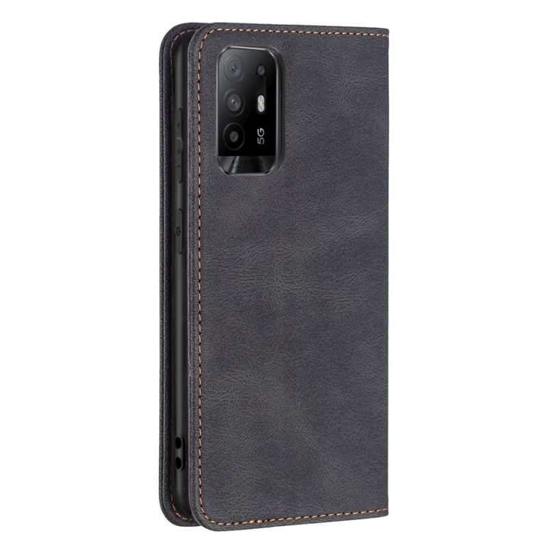 Flip Cover Oppo A94 5G Simili Cuir