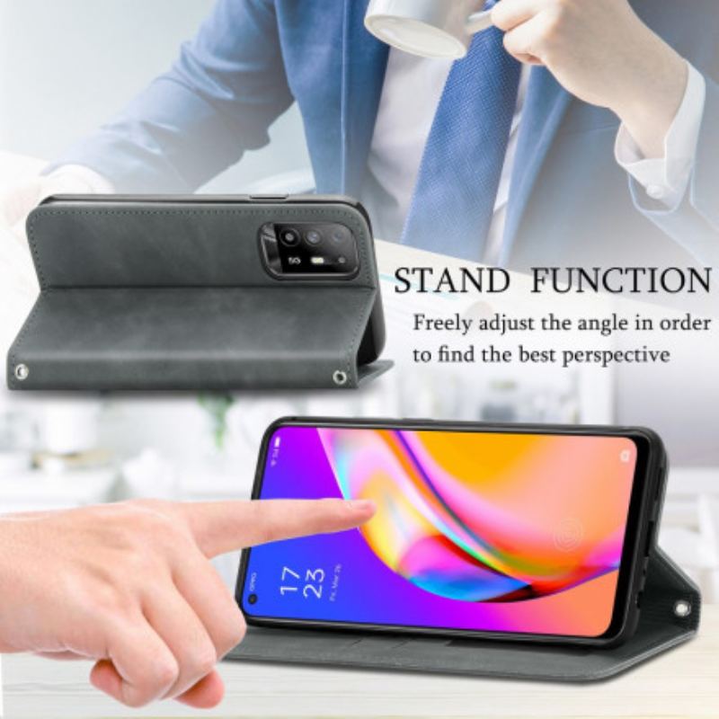 Flip Cover Oppo A94 5G Skin-Touch