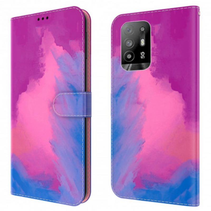 Housse Oppo A94 5G Aquarelle