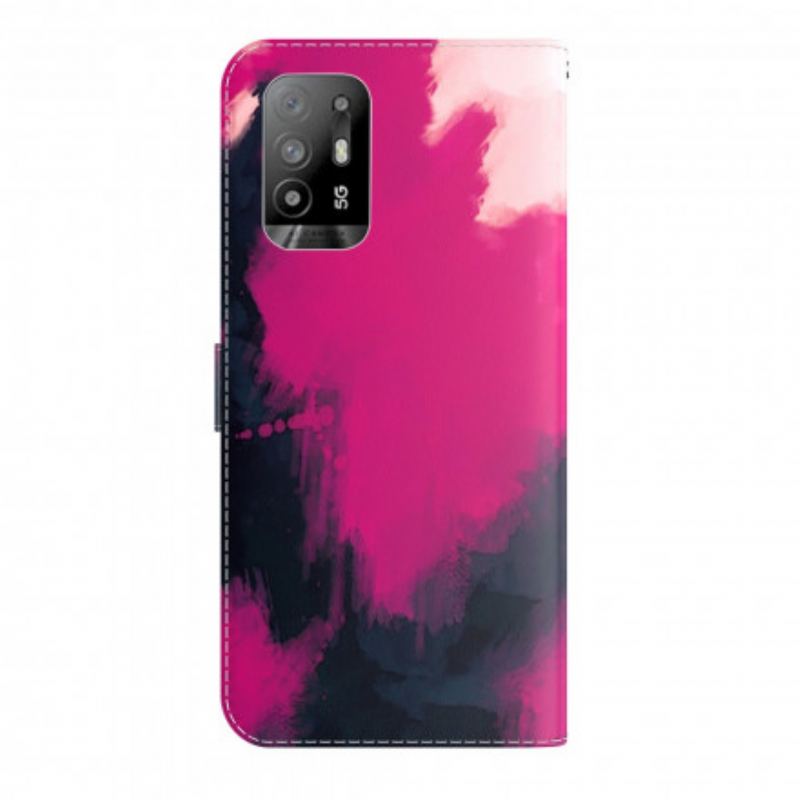 Housse Oppo A94 5G Aquarelle