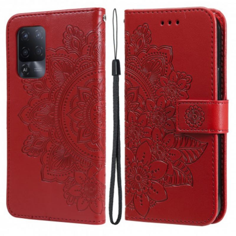 Housse Oppo A94 5G Mandala en Fleurs