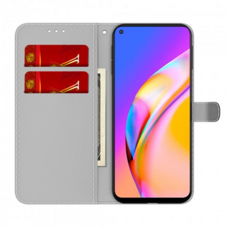 Housse Oppo A94 5G Motif Abstrait