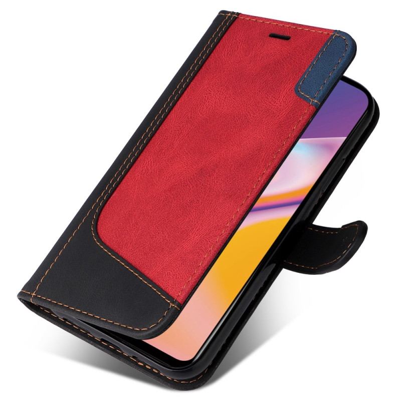 Housse Oppo A94 5G Tricolore avec Lanière