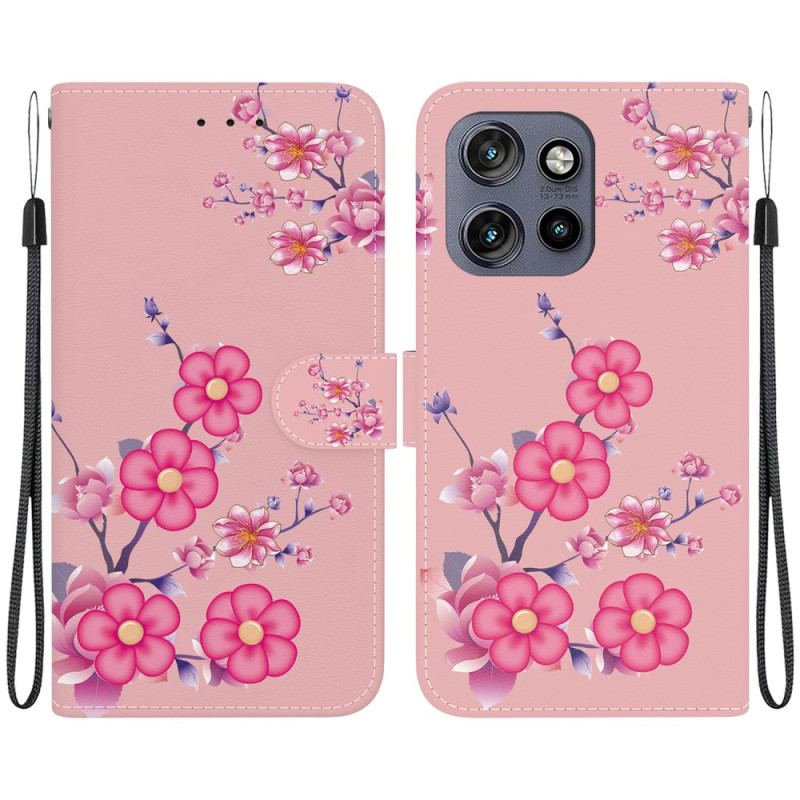 Housse Motorola Edge 50 Neo Motif Sakura