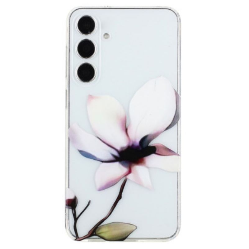 Coque Samsung Galaxy S24 FE Fleur blanche