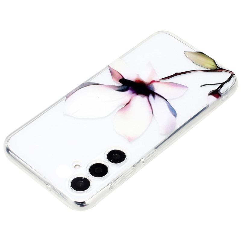 Coque Samsung Galaxy S24 FE Fleur blanche