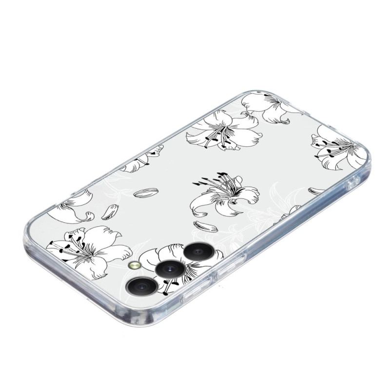 Coque Samsung Galaxy S24 FE Fleurs Blanches