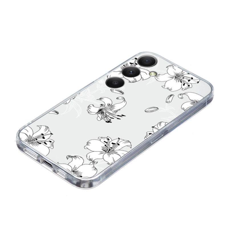 Coque Samsung Galaxy S24 FE Fleurs Blanches