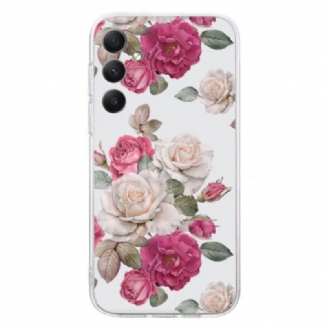 Coque Samsung Galaxy S24 FE Pivoines