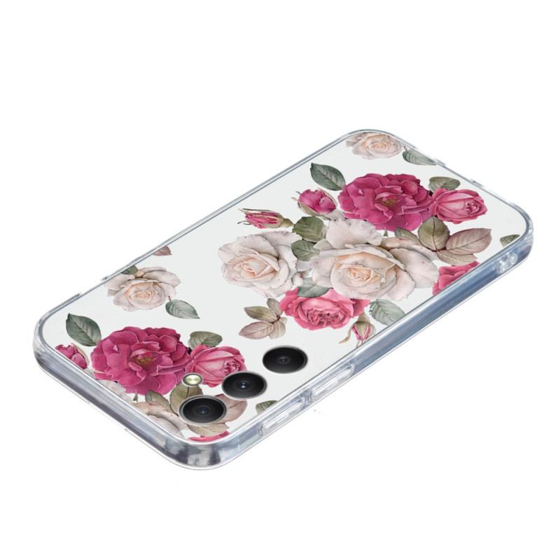 Coque Samsung Galaxy S24 FE Pivoines