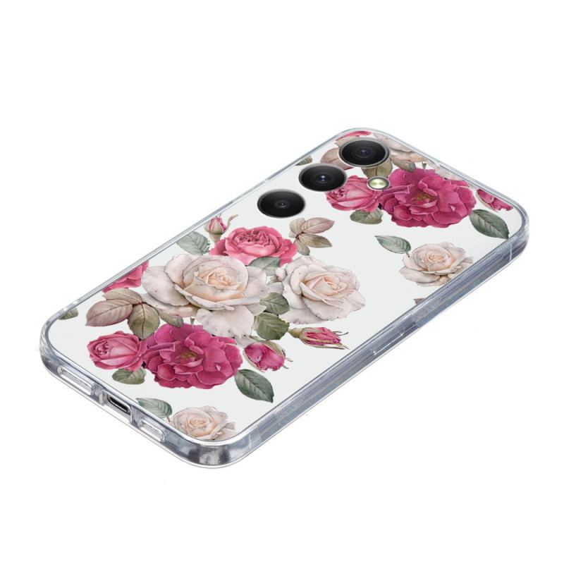 Coque Samsung Galaxy S24 FE Pivoines