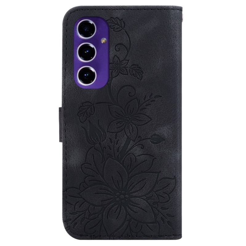 Housse Samsung Galaxy S24 FE Effet Daim Floral