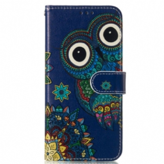 Housse Samsung Galaxy S24 FE Hibou Bleu