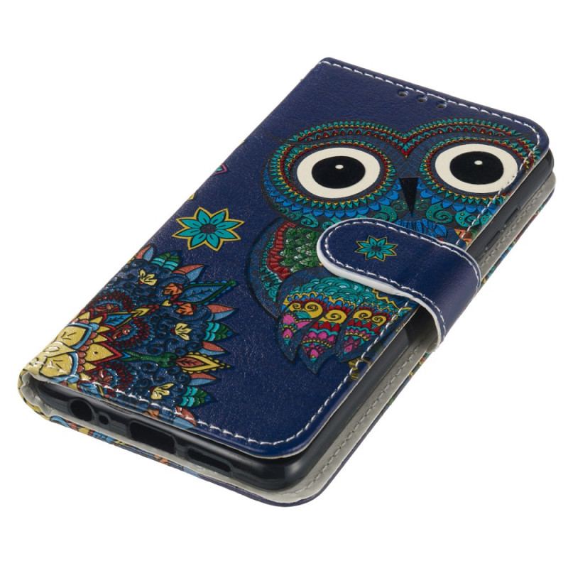 Housse Samsung Galaxy S24 FE Hibou Bleu