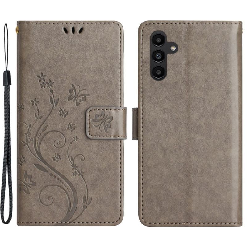 Housse Samsung Galaxy S24 FE Motif de Papillons et Fleurs