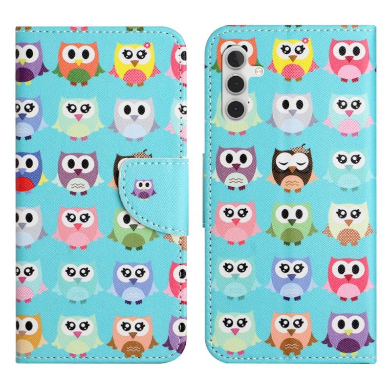 Housse Samsung Galaxy S24 FE Tribu de Hiboux