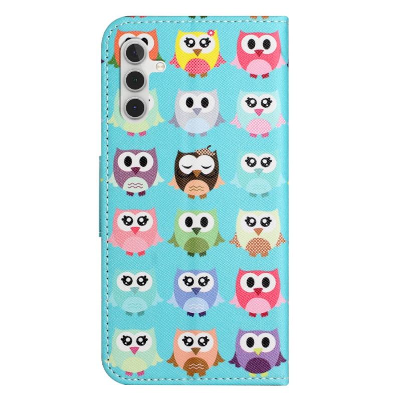 Housse Samsung Galaxy S24 FE Tribu de Hiboux