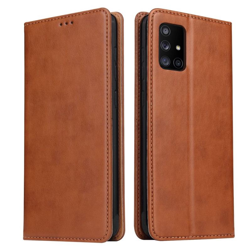 Flip Cover Samsung Galaxy A71 5G Cuir Véritable