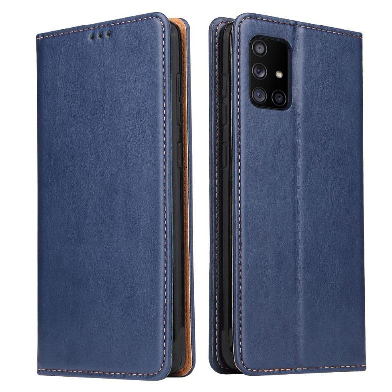 Flip Cover Samsung Galaxy A71 5G Cuir Véritable