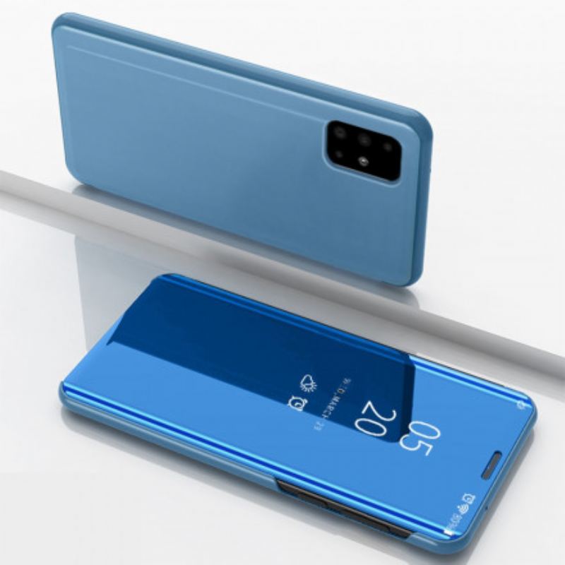 View Cover Samsung Galaxy A71 5G Miroir et Simili Cuir