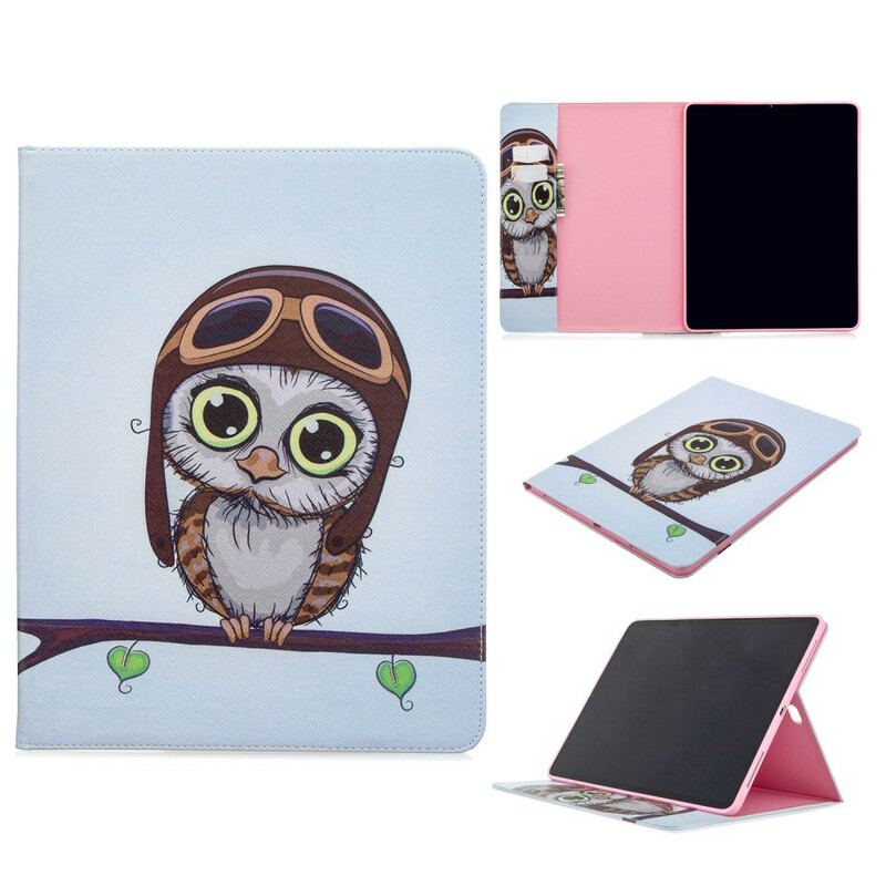 Housse iPad Pro 12.9" Motif Imprimé Hibou