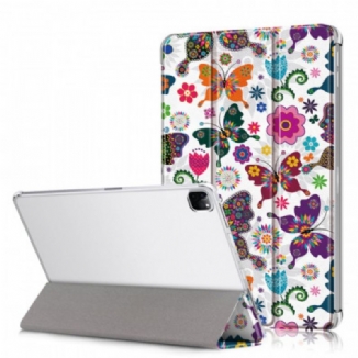 Smart Case iPad Pro 12.9" Papillons Rétros