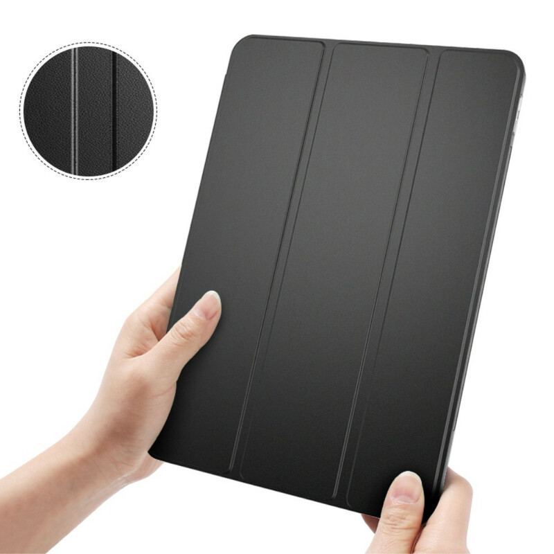 Smart Case iPad Pro 12.9" Simili Cuir et Transparent