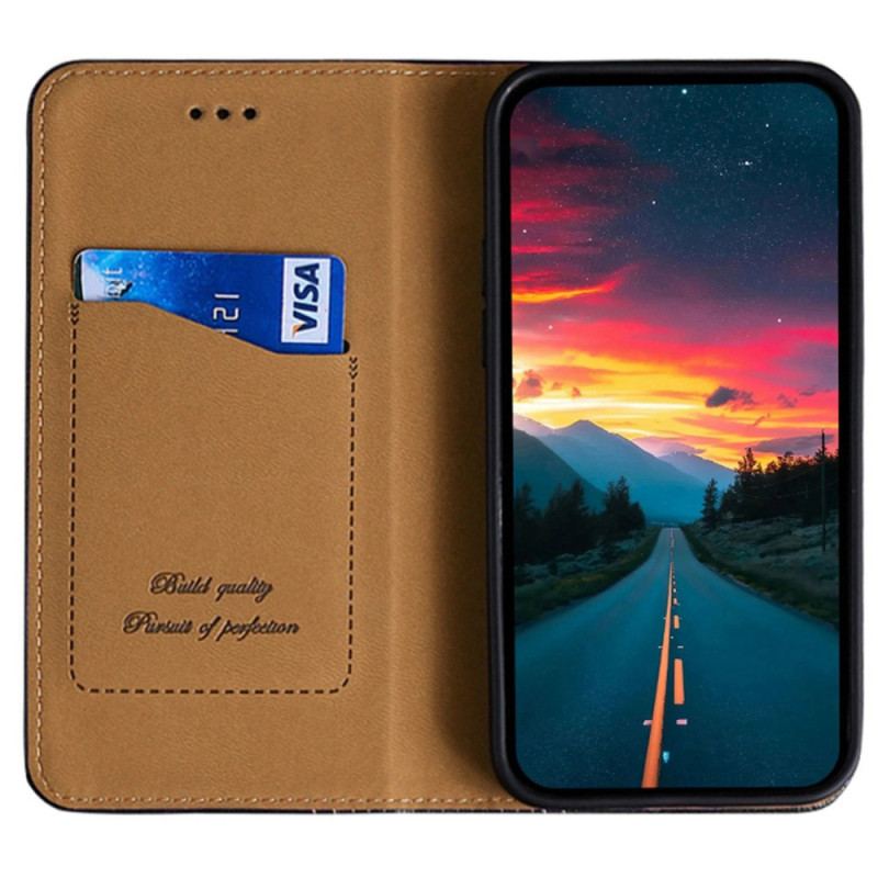 Flip Cover Vivo X90 Pro Simili Cuir Vintage