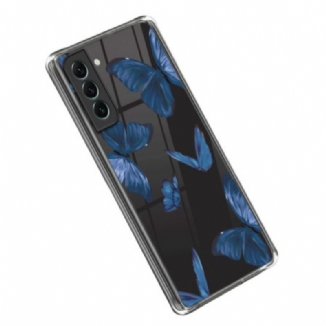 Coque Samsung Galaxy S23 Plus 5G Papillons Bleus
