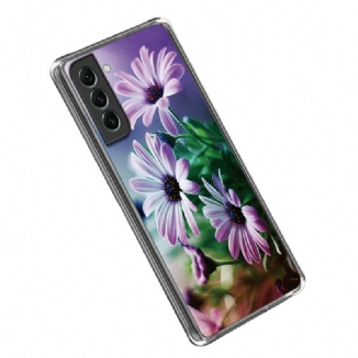 Coque Samsung Galaxy S23 Plus 5G Silicone Florale