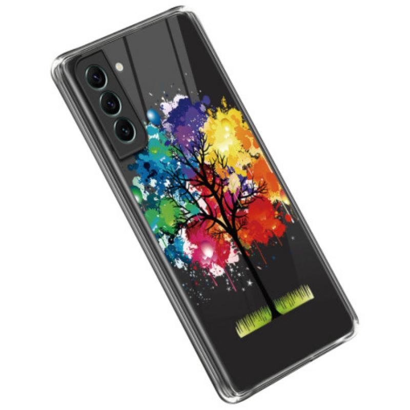 Coque Samsung Galaxy S23 Plus 5G Transparente Arbre Aquarelle