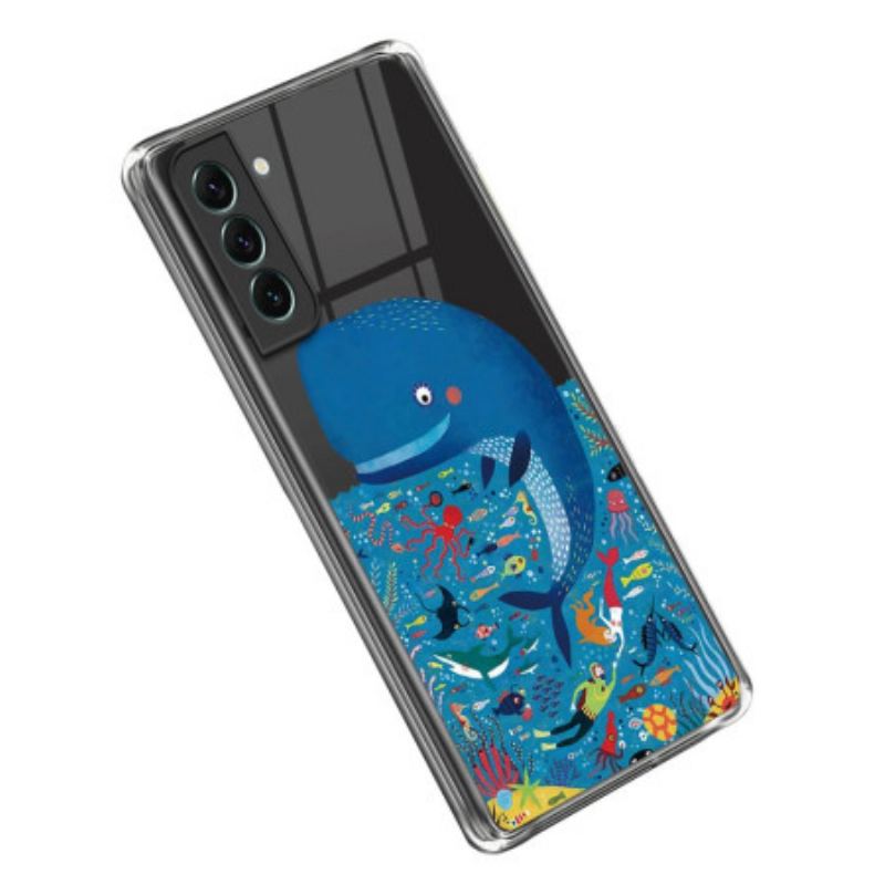 Coque Samsung Galaxy S23 Plus 5G Transparente Baleine