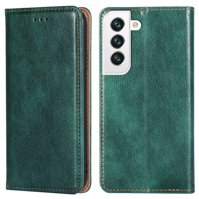 Flip Cover Samsung Galaxy S23 Plus 5G Simili Cuir Coutures