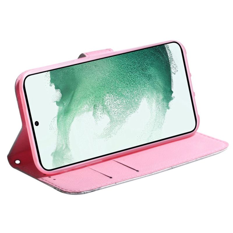 Housse Samsung Galaxy S23 Plus 5G Fleur Rose