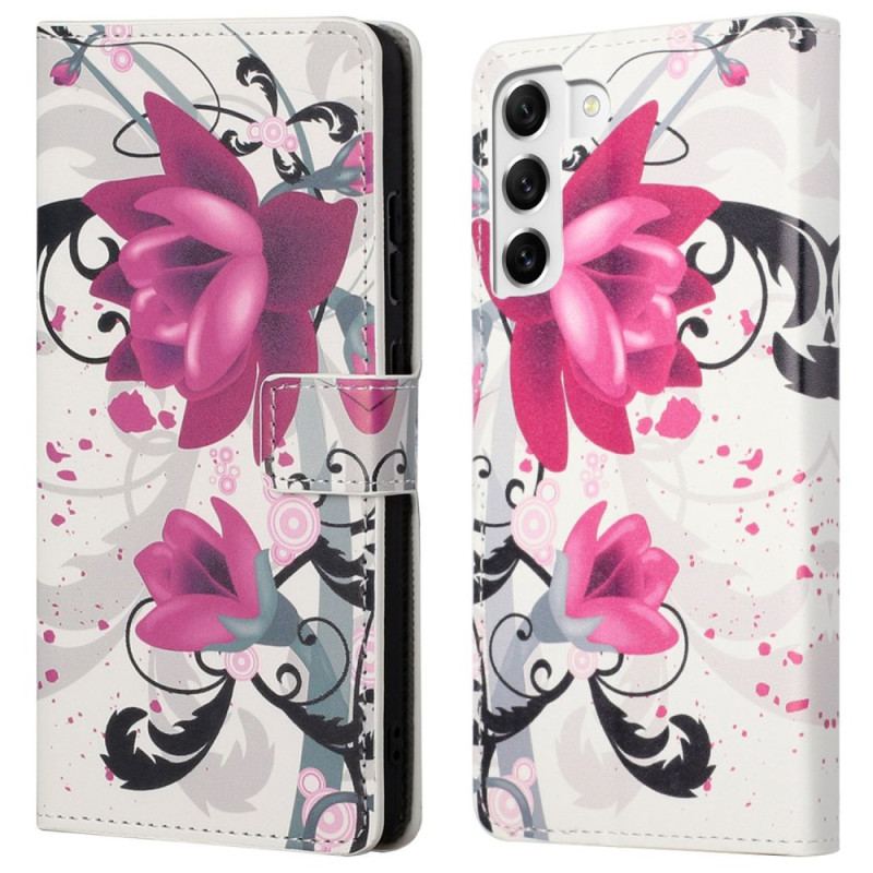 Housse Samsung Galaxy S23 Plus 5G Tropical Flowers