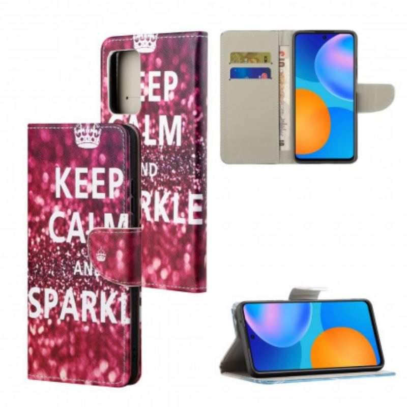 Housse Motorola Edge 20 Pro Keep Calm and Sparkle