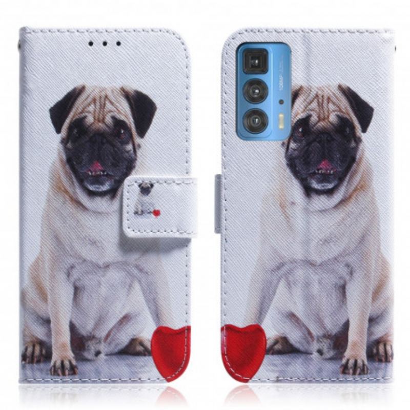 Housse Motorola Edge 20 Pro Pug Dog