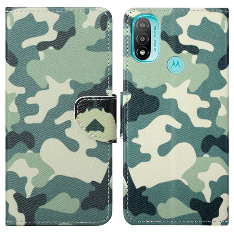 Housse Moto G71 5G Camouflage Militaire