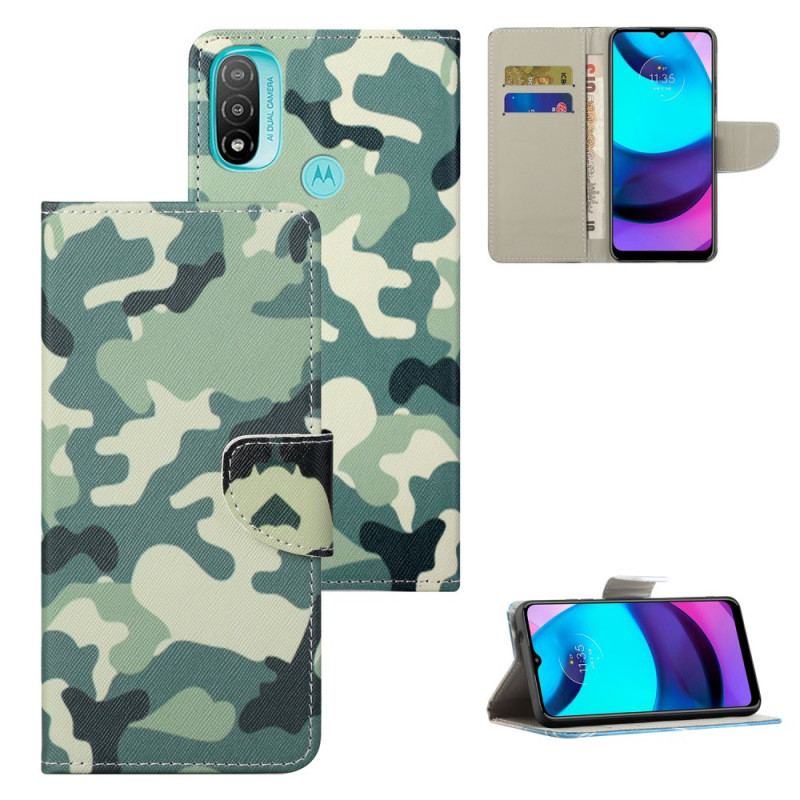 Housse Moto G71 5G Camouflage Militaire